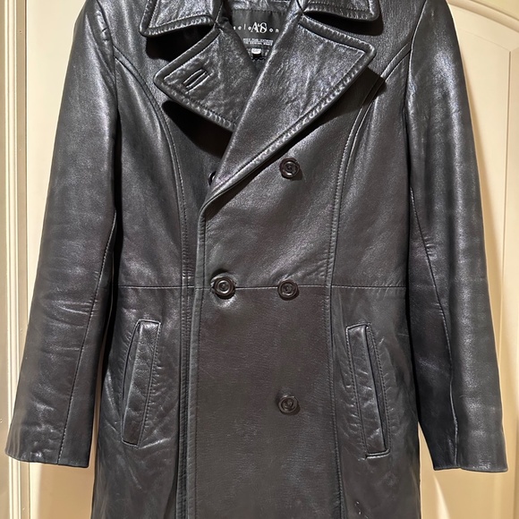 Women's A&S Selections Canadian Modo Peau leather jacket - black - small - Picture 3 of 4